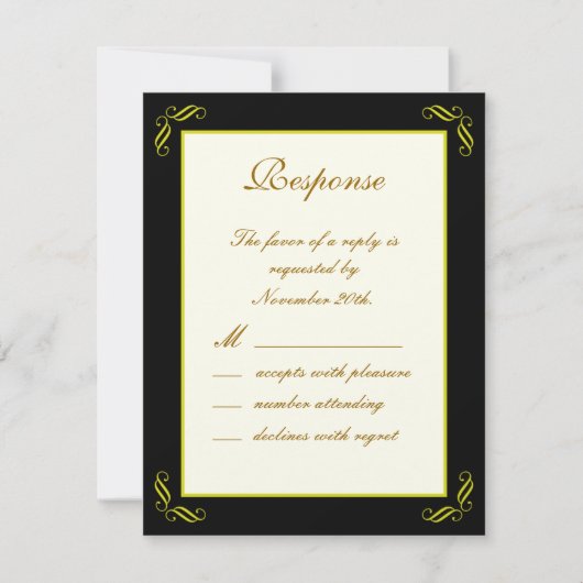 Fairy Tale in Black RSVP (Voorkant)