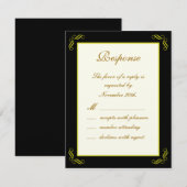 Fairy Tale in Black RSVP (Voorkant / Achterkant)
