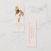 Fairy Tale Kiss Bladwijzer Mini Visitekaartje (Voorkant / Achterkant)