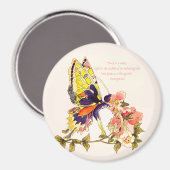Fairy Tale Kiss Round Magnet (Voorkant / Achterkant)