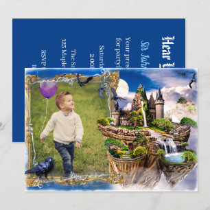 Fairy Tale Knachten Castle Foto van Birthday Kaart