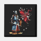 Fairy Tale Knight Children's Knight Armor Fairy Ta Magneet (Voorkant)