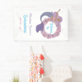 Fairy Tale Mermaid Quinceañera 15e verjaardag Spandoek (Insitu)