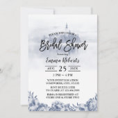 Fairy Tale Misty Lake  Floral Vrijgezellenfeest Kaart (Voorkant)