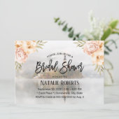 Fairy Tale Misty Lake Floral Vrijgezellenfeest Kaart (Staand voorkant)