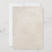 Fairy Tale Party Castle in het bos Uitnodiging (Achterkant)