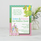 Fairy Tale Party uitnodiging (Staand voorkant)