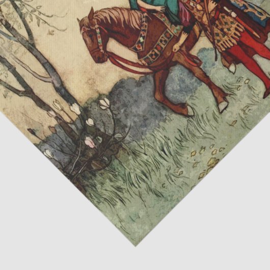 Fairy Tale Prince en Princess Tissuepapier (Detail)