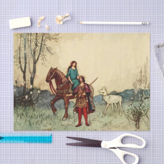 Fairy Tale Prince en Princess Tissuepapier (Craft)