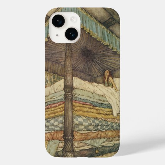  Fairy Tale, Princess and Pea, Edmund Dulac Case-Mate iPhone Case (Achterkant)