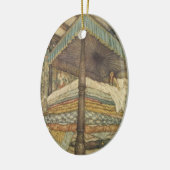  Fairy Tale, Princess and Pea, Edmund Dulac Keramisch Ornament (Links)