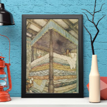  Fairy Tale, Princess and Pea, Edmund Dulac