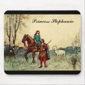 Fairy Tale Princess and White Deer Muismat (Voorkant)