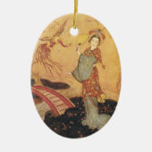  Fairy Tale Princess Badoura, Edmund Dulac Keramisch Ornament (Voorkant)