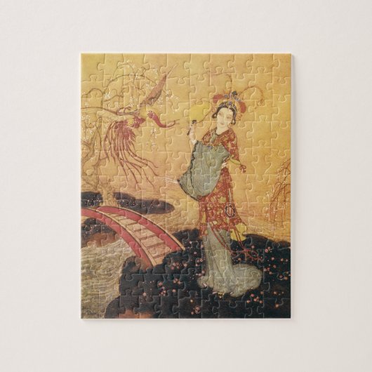  Fairy Tale Princess Badoura, Edmund Dulac Legpuzzel (Verticaal)
