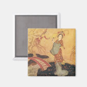 Fairy Tale Princess Badoura, Edmund Dulac Magneet (Voorkant / Achterkant)