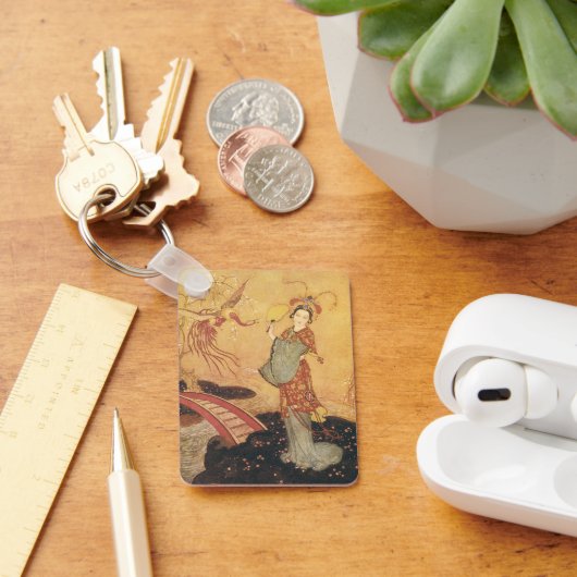  Fairy Tale Princess Badoura, Edmund Dulac Sleutelhanger (Bureau)