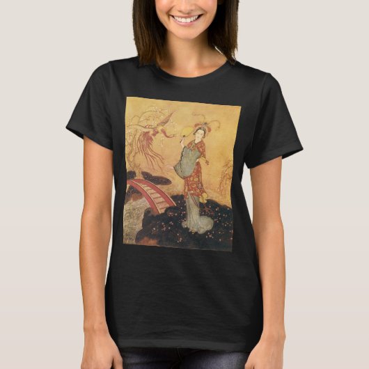 Fairy Tale Princess Badoura, Edmund Dulac T-shirt (Voorkant)