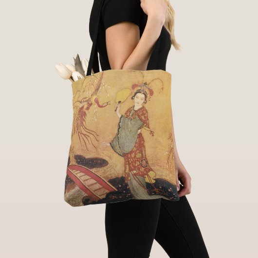  Fairy Tale Princess Badoura, Edmund Dulac Tote Bag (Dichtbij)