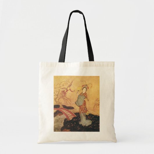  Fairy Tale Princess Badoura, Edmund Dulac Tote Bag (Voorkant)