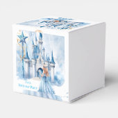 Fairy Tale Princess Castle Girl Birthday Bedankdoosjes (Achterkant)
