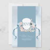 Fairy Tale Princess Cinderella Sweet 16 Birthday Kaart (Achterkant)