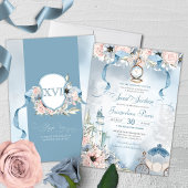 Fairy Tale Princess Cinderella Sweet 16 Birthday Kaart