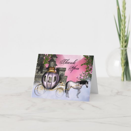Fairy Tale Princess Dank u Bedankkaart (Voorkant)