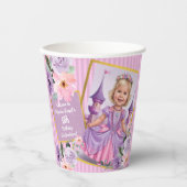 Fairy Tale Princess Keepsake - Lila en roze Papieren Bekers (Voorkant)