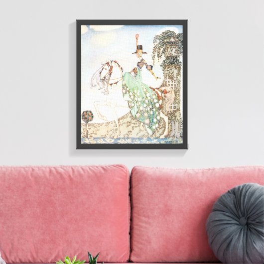 Fairy Tale, Princess Minette, Kay Nielsen Canvas Afdruk (Insitu (Woonkamer))