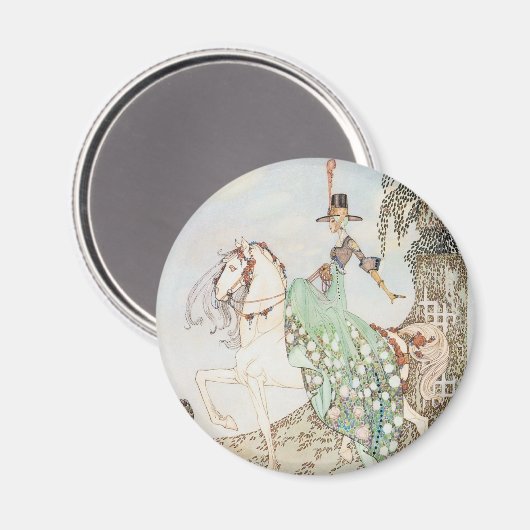  Fairy Tale, Princess Minette, Kay Nielsen Magneet (Voorkant / Achterkant)