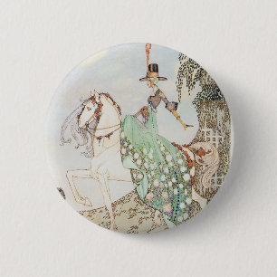  Fairy Tale, Princess Minette, Kay Nielsen Ronde Button 5,7 Cm