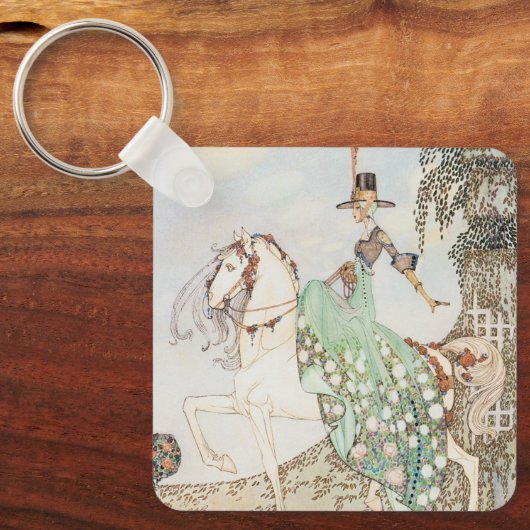  Fairy Tale, Princess Minette, Kay Nielsen Sleutelhanger (Voorkant)