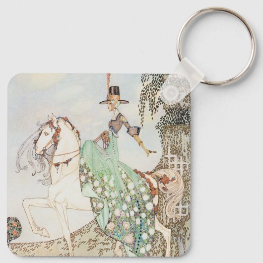  Fairy Tale, Princess Minette, Kay Nielsen Sleutelhanger (Achterkant)