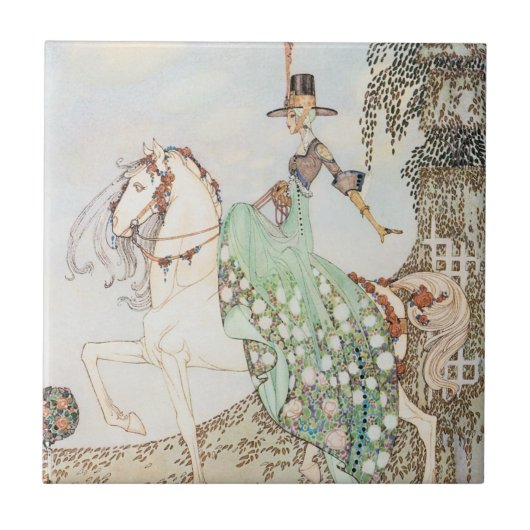  Fairy Tale, Princess Minette, Kay Nielsen Tegeltje (Voorkant)