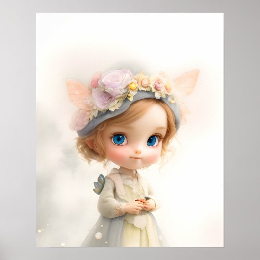 Fairy Tale Princess of Butterflies Poster (Voorkant)