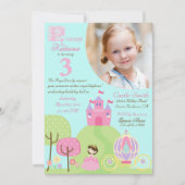 Fairy Tale Princess Third Invitation Kaart (Voorkant)