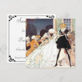  Fairy Tale Princess Wedding Save the Date (Voorkant / Achterkant)
