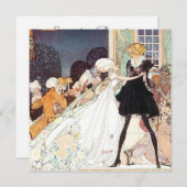  Fairy Tale Princess Wedding Save the Date (Voorkant / Achterkant)