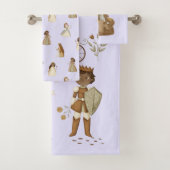 Fairy Tale prinses handdoek set met naam (Insitu)