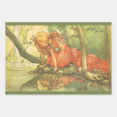 Fairy Tale, prinsprinsesprinses van Pond Inpakpapier Vel (Voorkant)