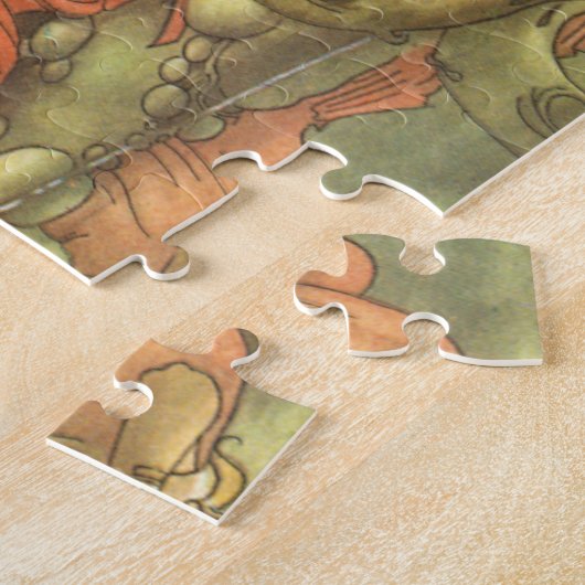 Fairy Tale, prinsprinsesprinses van Pond Legpuzzel (Zijkant)