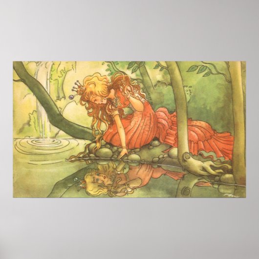  Fairy Tale, prinsprinsesprinses van Pond Poster (Voorkant)