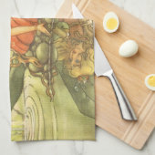  Fairy Tale, prinsprinsesprinses van Pond Theedoek (Quarter Fold)