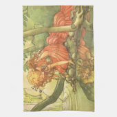  Fairy Tale, prinsprinsesprinses van Pond Theedoek (Verticaal)