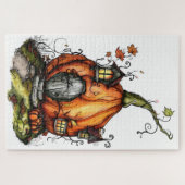 Fairy Tale Pumpkin House Legpuzzel (Horizontaal)