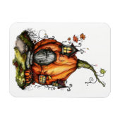 Fairy Tale Pumpkin House Magneet (Horizontaal)
