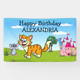 Fairy Tale Pussy Cat Fab London Queen Visit Fun Spandoek