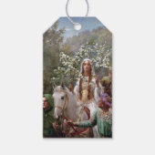 Fairy-Tale Queen Guinevere (by John Collier) Cadeaulabel (Voorkant)