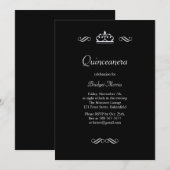 Fairy Tale Quinceanera uitnodiging (Voorkant / Achterkant)